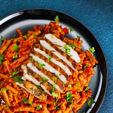 پاستا مرغ گریل