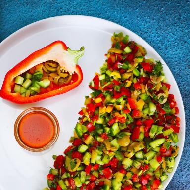 سالاد رنگین کمان