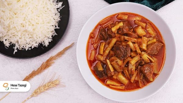 خورشت کنگر تبریزی عطر کوه، طعم اصالت | ایران خوشمزه