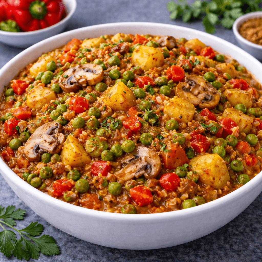خوراک سبزیجات ادویه‌ای