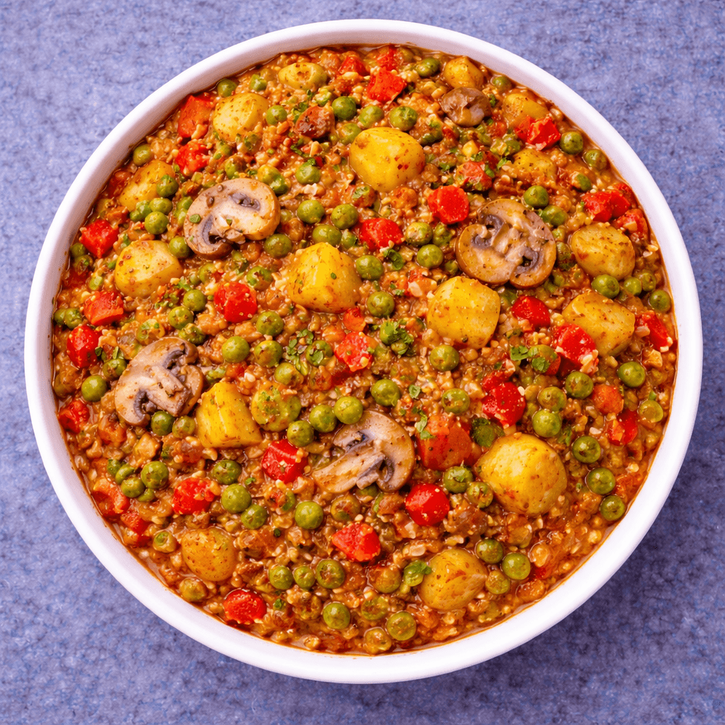 خوراک سبزیجات ادویه‌ای