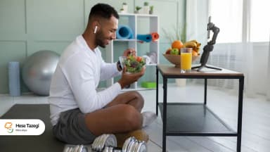 بهترین غذاها و نوشیدنی‌ها حین تمرین بدنسازی چیست؟