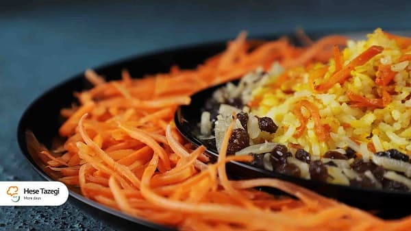 طرز تهیه هویج پلو مجلسی به همراه فواید آن