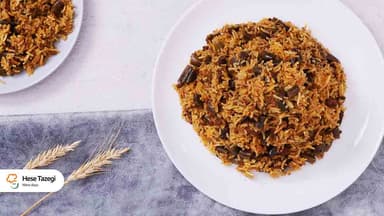 طرز تهیه لوبیا پلو سنتی به همراه ارزش غذایی آن