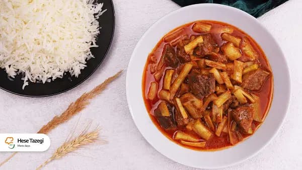 خورشت کنگر تبریزی عطر کوه، طعم اصالت | ایران خوشمزه