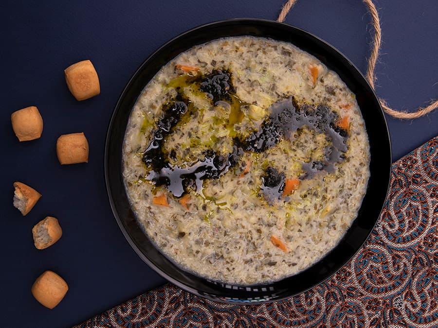 آش دوغ شوربا گلستان