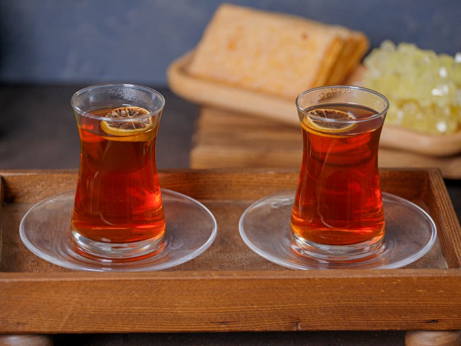 چای با لیمو عمانی