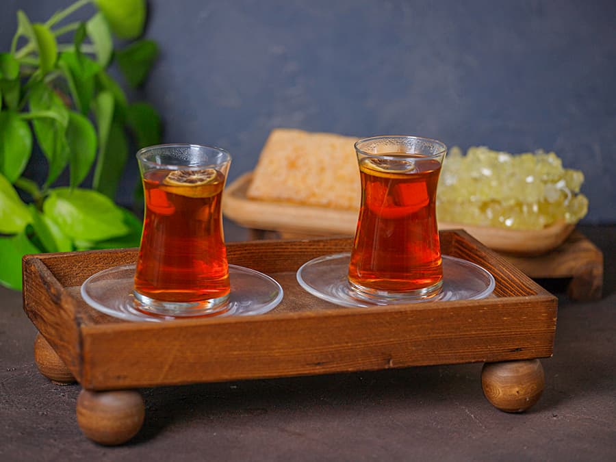 چای با لیمو عمانی
