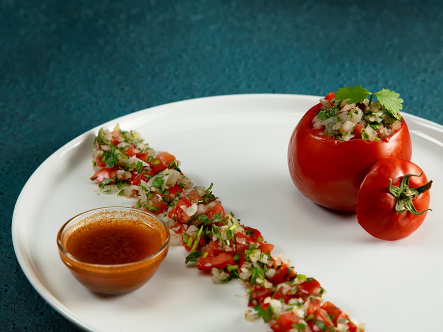 سالاد گوجه فرنگی