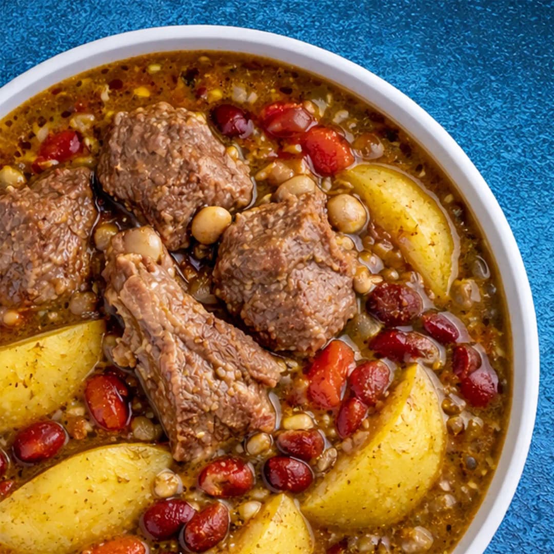 آبگوشت سیب