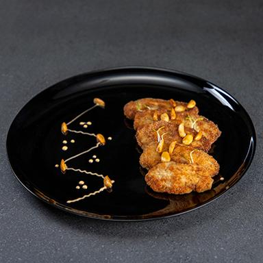 کتلت مرغ با بادام برشته