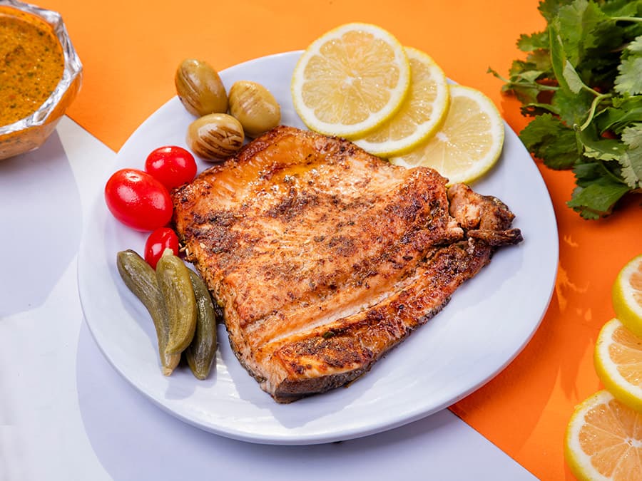 ماهی با مرینت پاپریکا
