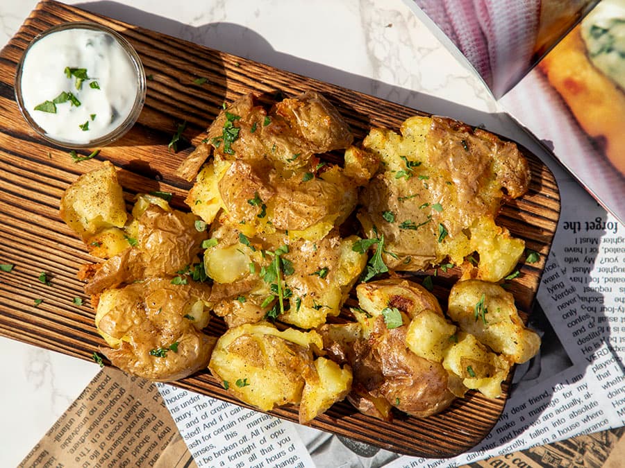 سیبزمینی با سس مخصوص