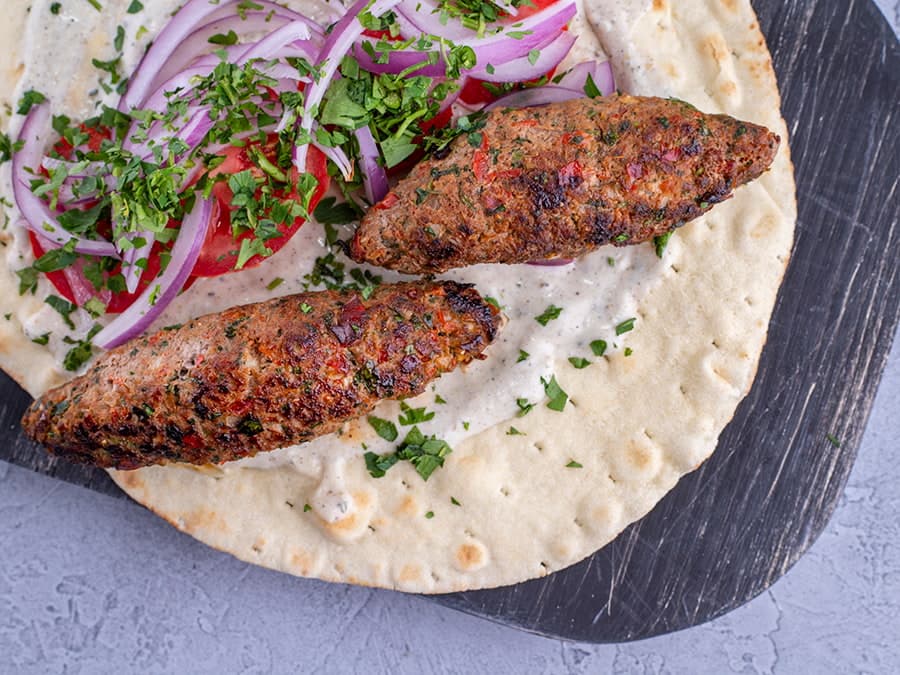 لقمه عربی با سس ارده