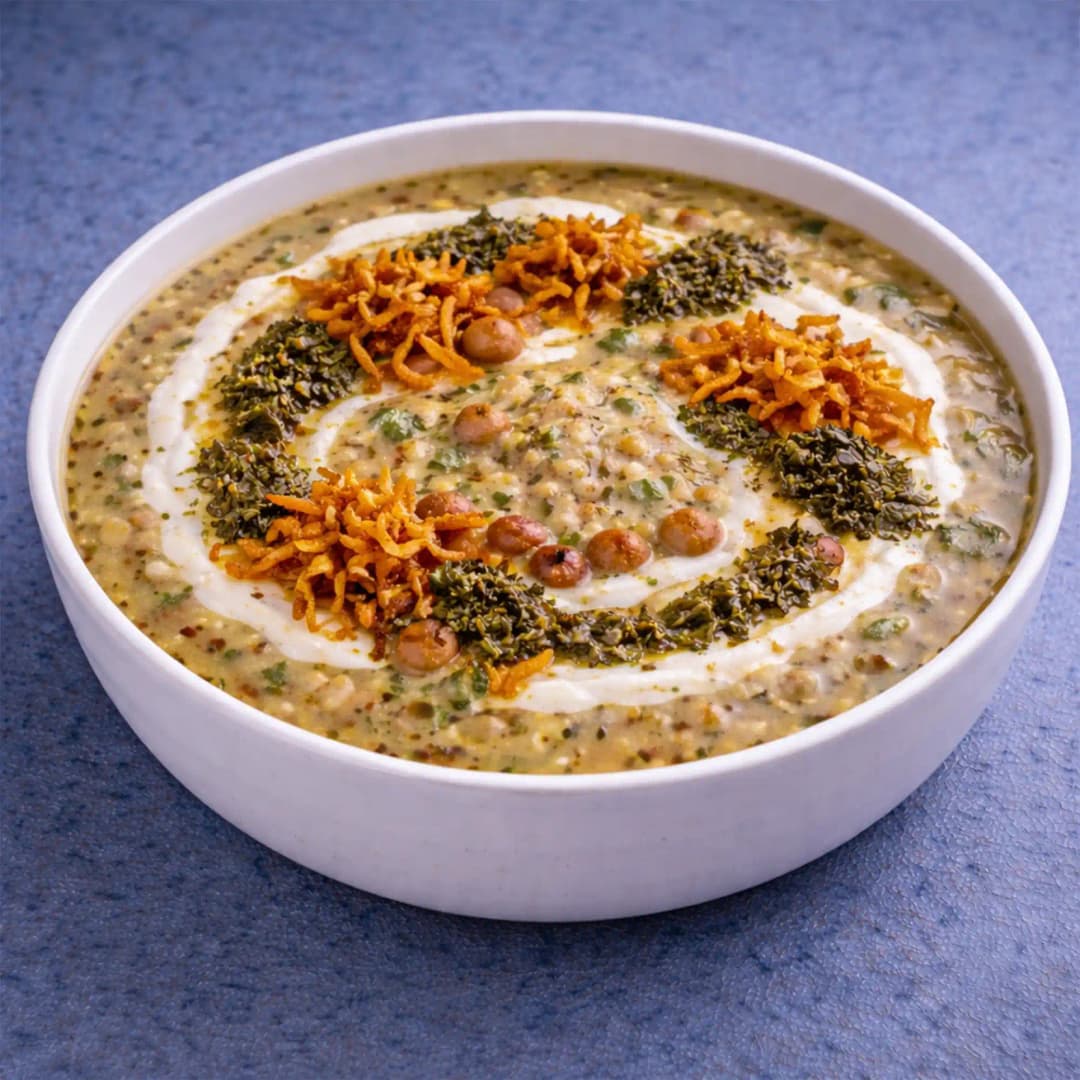 آش جو با کشک