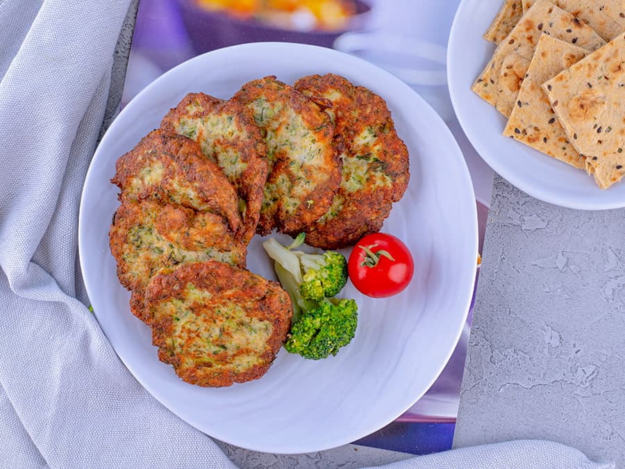 کتلت مرغ و بروکلی