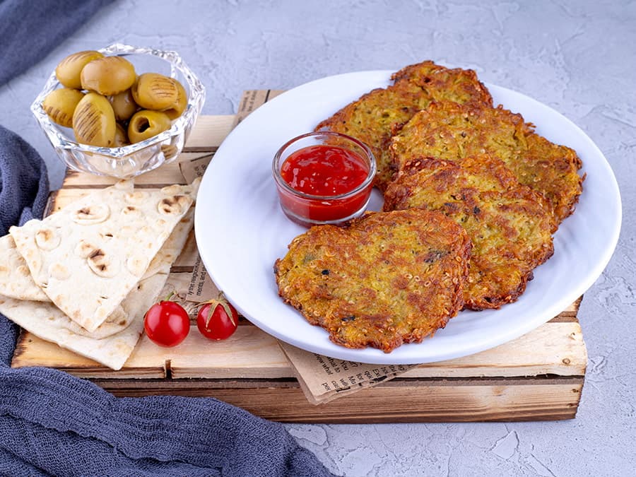 کوکو بادمجان و سیبزمینی