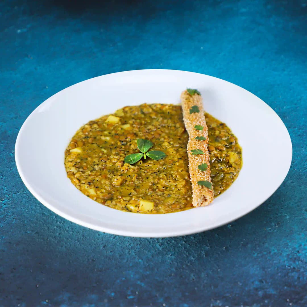 آش عدس و بلغورجو