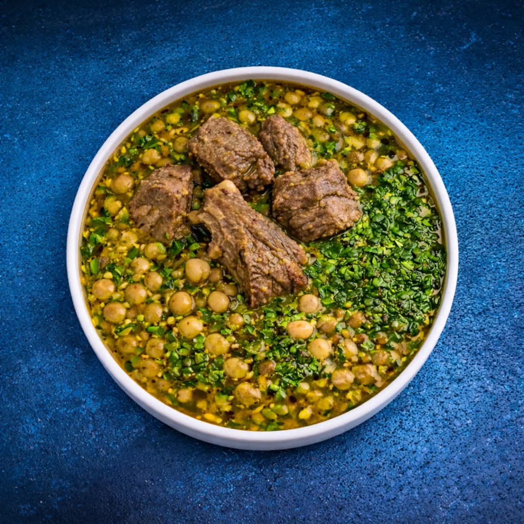 آبگوشت نعناع و جعفری