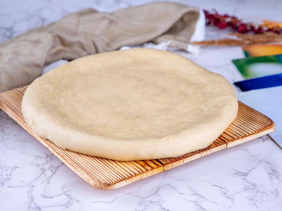 خمیر پیتزا (ضخیم)