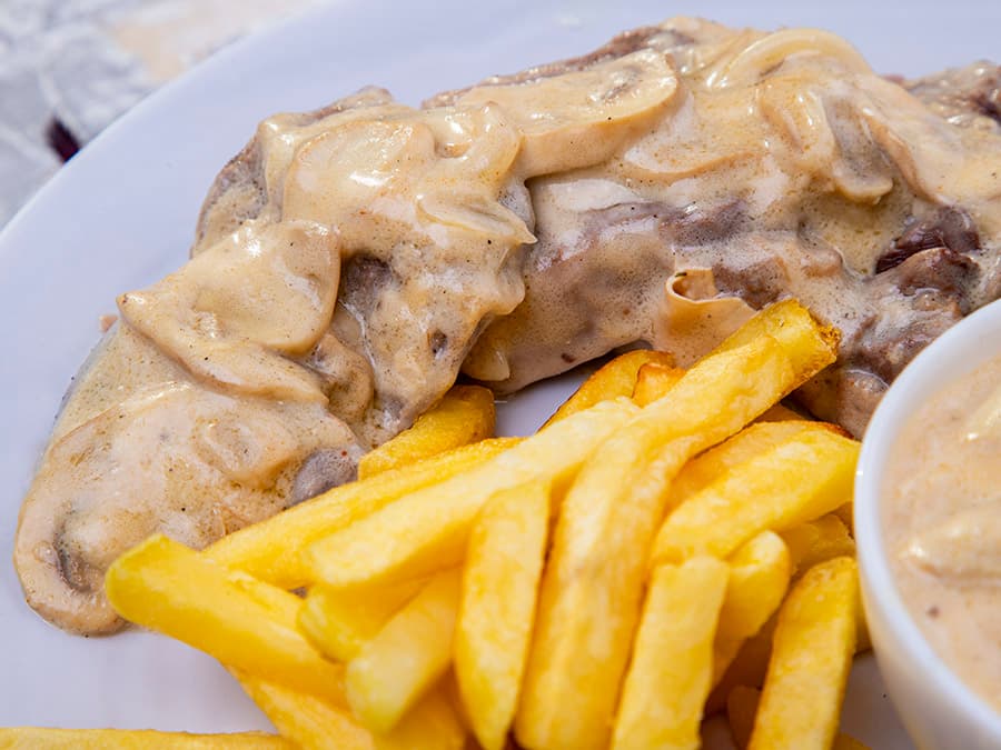 خوراک زبان گوساله