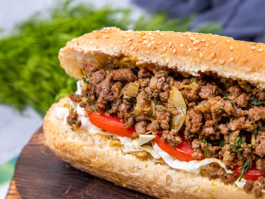 گالری ساندویچ چیز بیف (گوشت و پنیر)