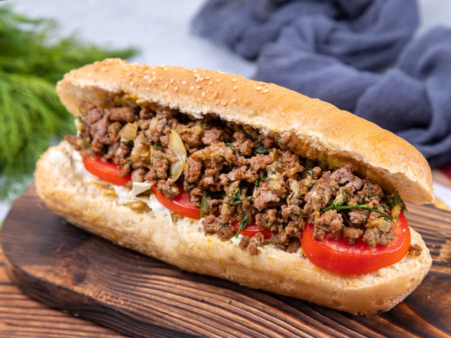 گالری ساندویچ چیز بیف (گوشت و پنیر)