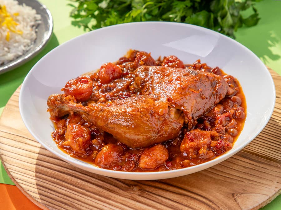 گالری خورش مرغ و آلو