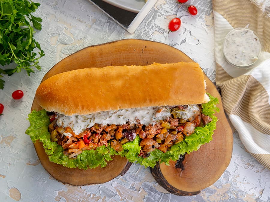 گالری ساندویچ گوشت ترکی
