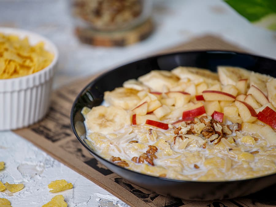 سیب و موز عسلی