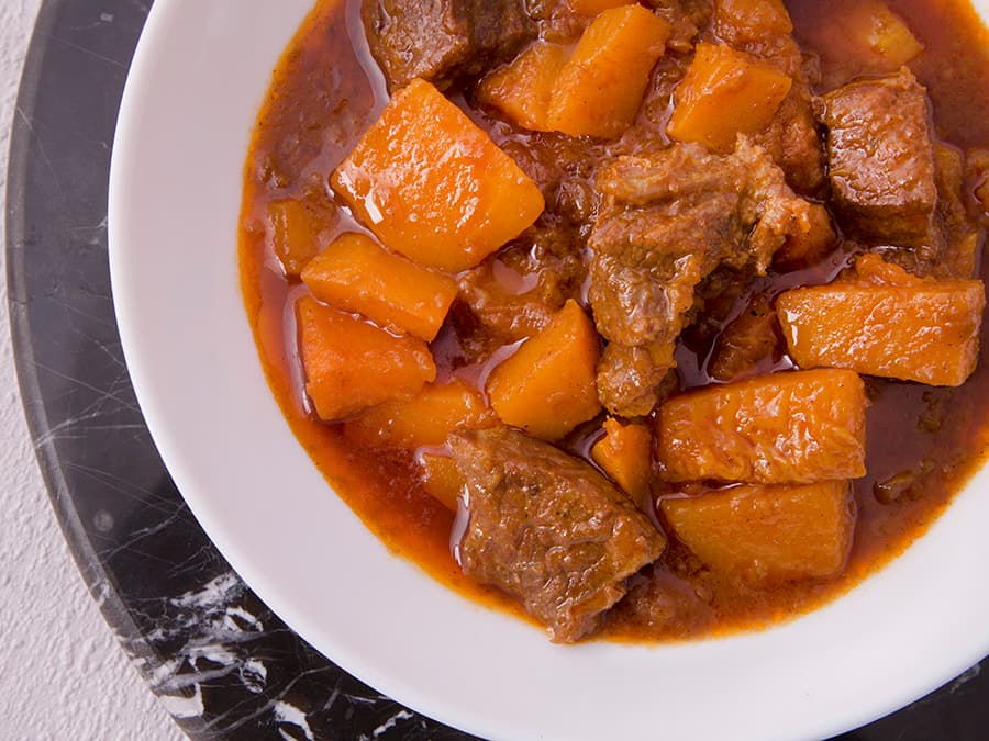 خورش کدو حلوایی همدان