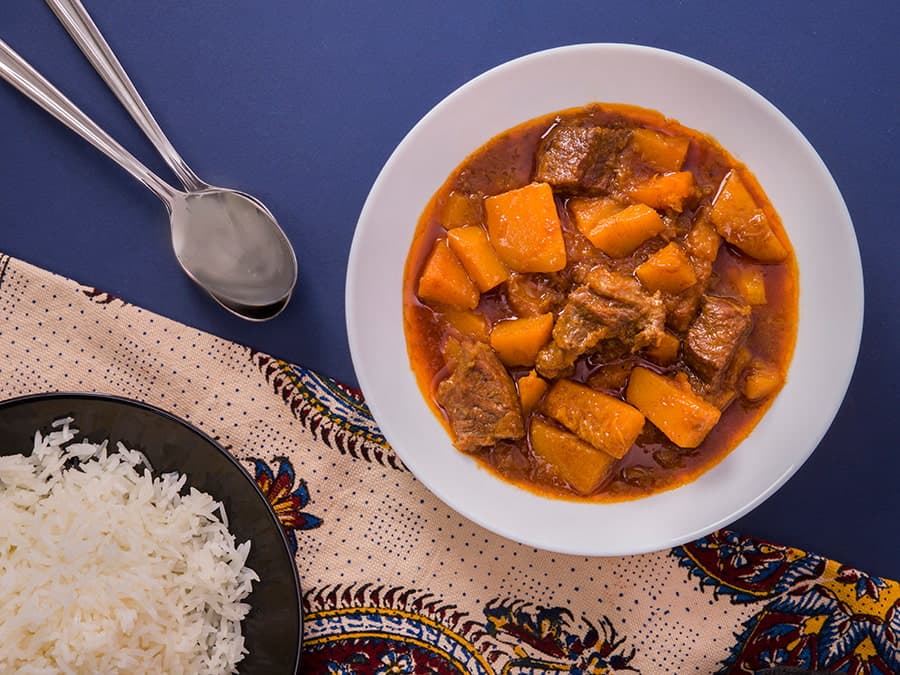 خورش کدو حلوایی همدان