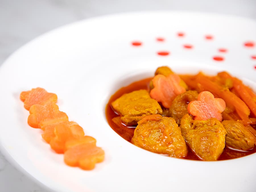 خورش هویج با مرغ