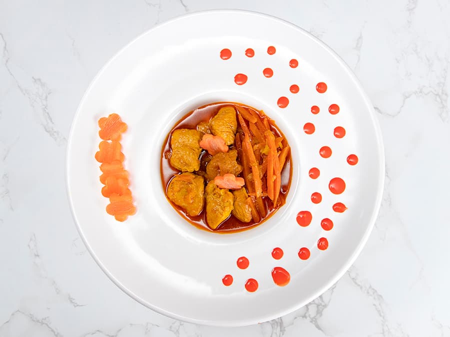 خورش هویج با مرغ