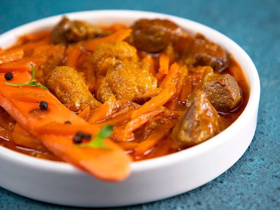 خورش هویج با گوشت