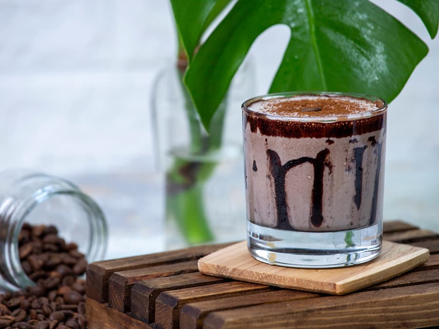 شیک شکلات و قهوه