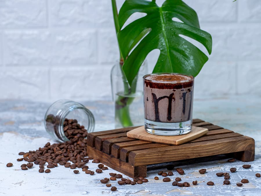 شیک شکلات و قهوه