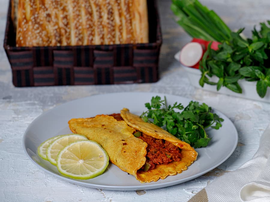 رولت تخم مرغ و گوشت