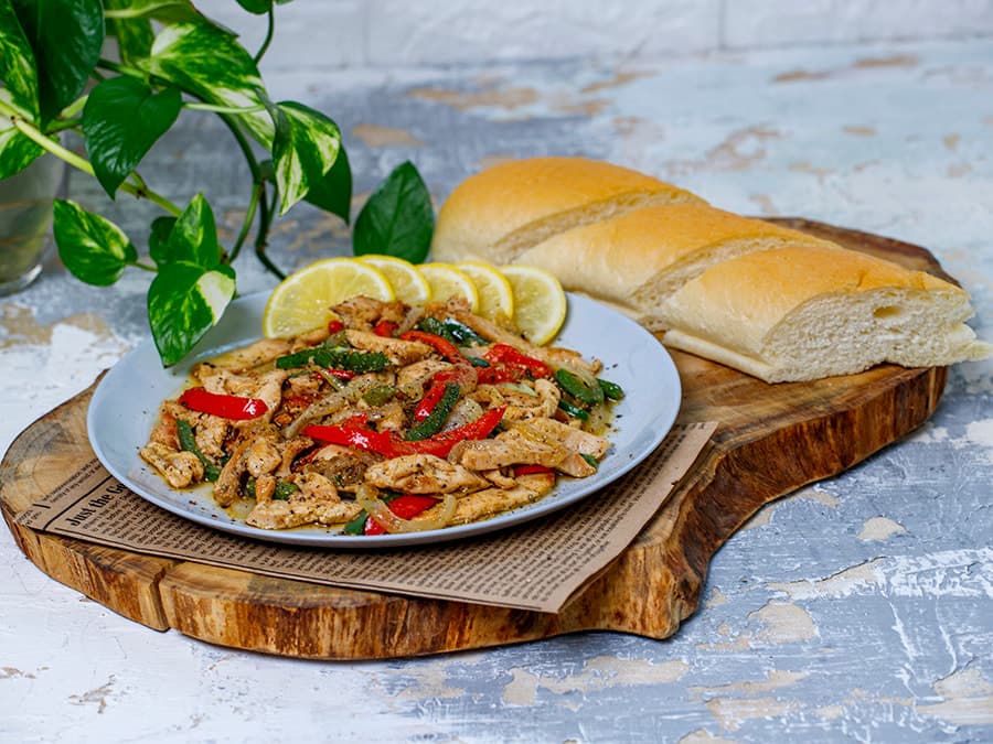 خوراک مرغ زنجبیلی