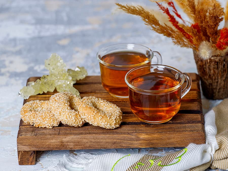 دمنوش گل زوفا و مریم گلی