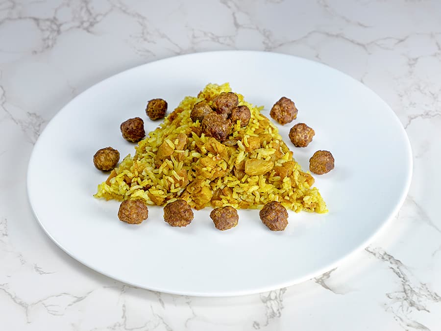 کلمپلو با گوشت
