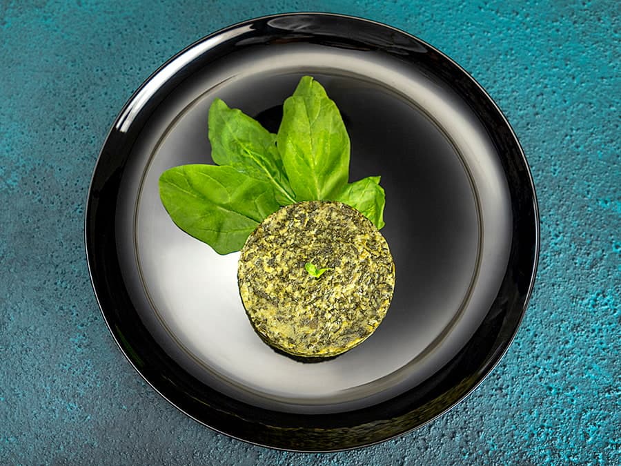 پوره سیب زمینی با اسفناج