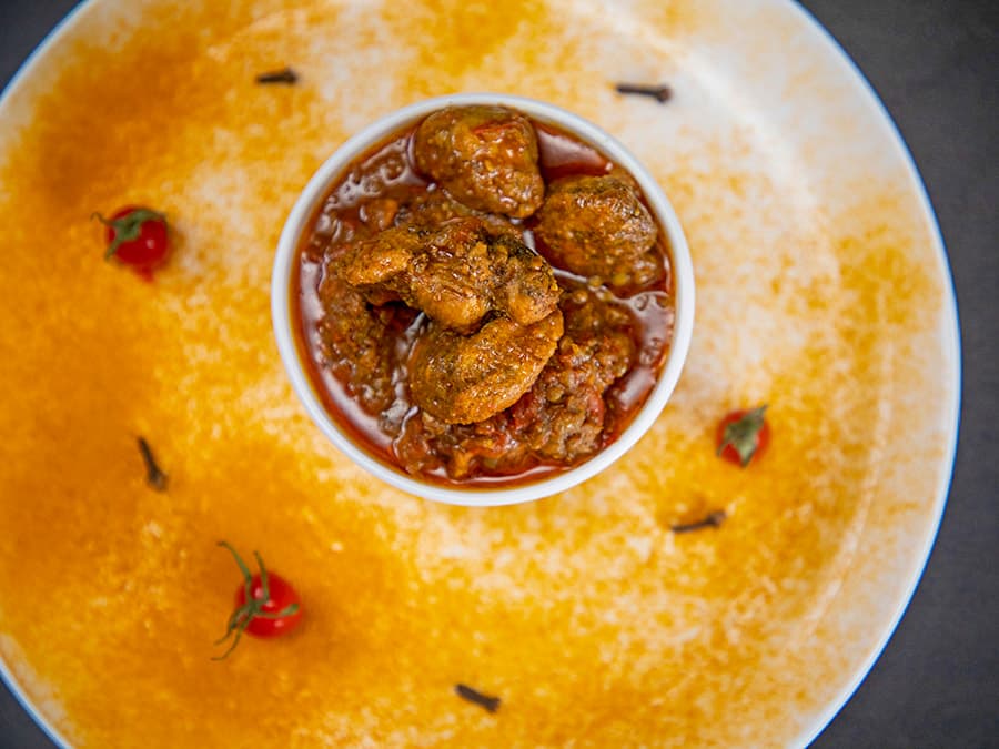 خورش مرغ مسلم