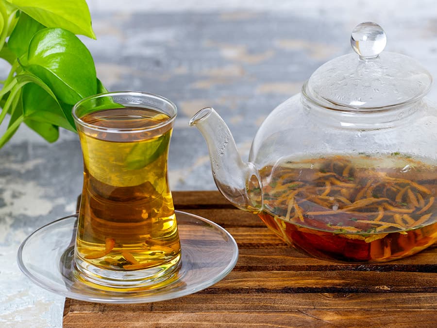 دمنوش پرتقال و دارچین