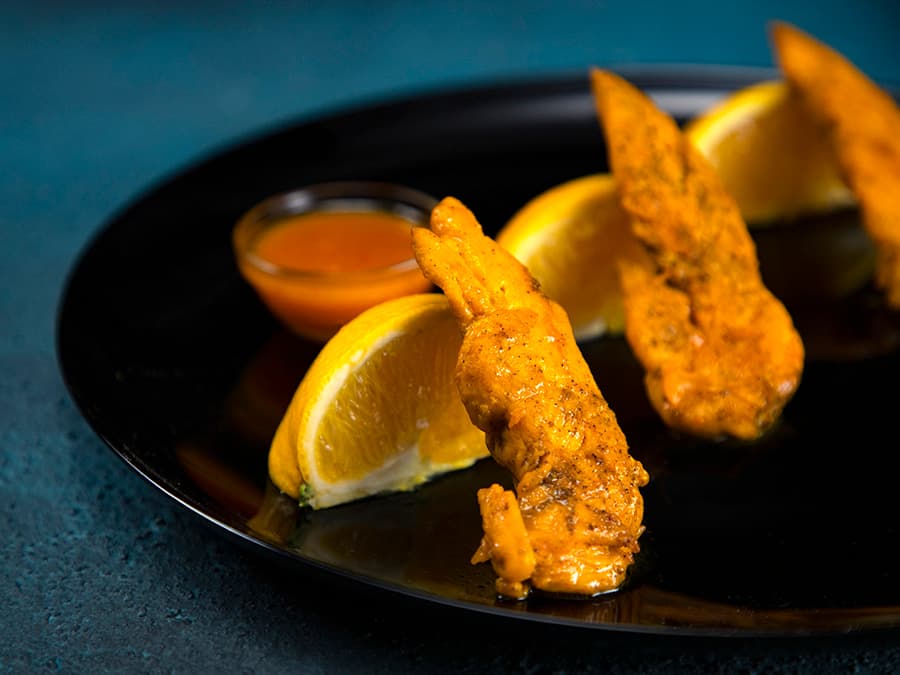 خوراک مرغ پرتقالی