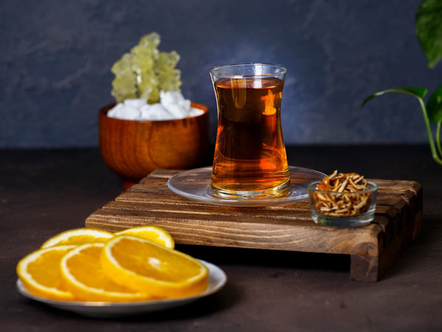 دمنوش پوست پرتقال