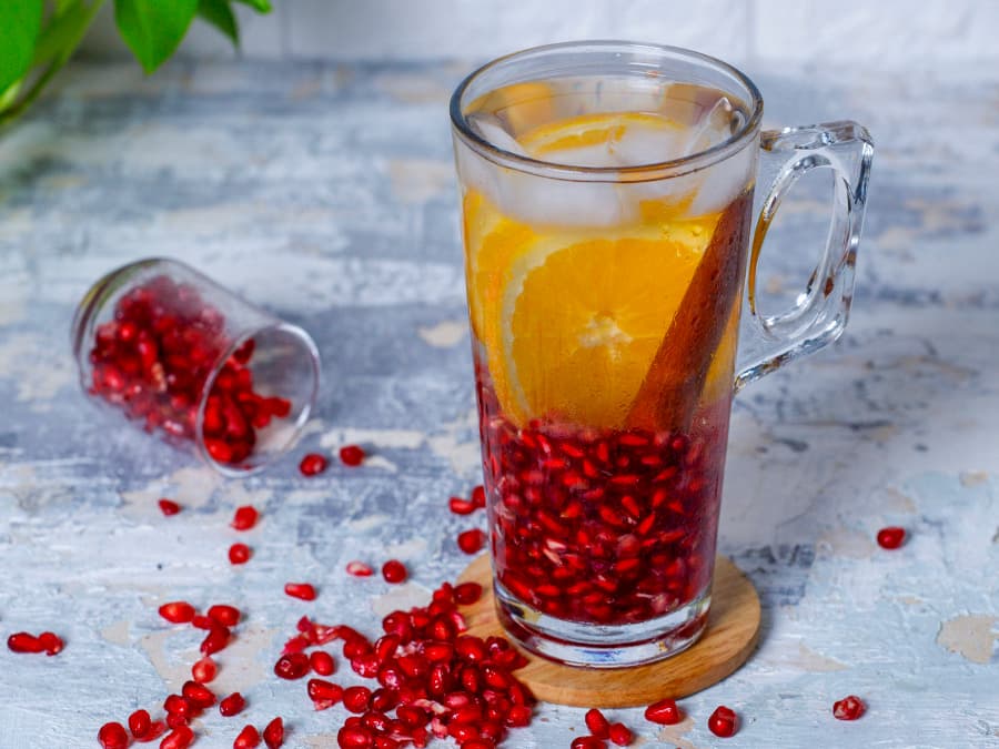 دتاکس (پرتقال، انار و دارچین)