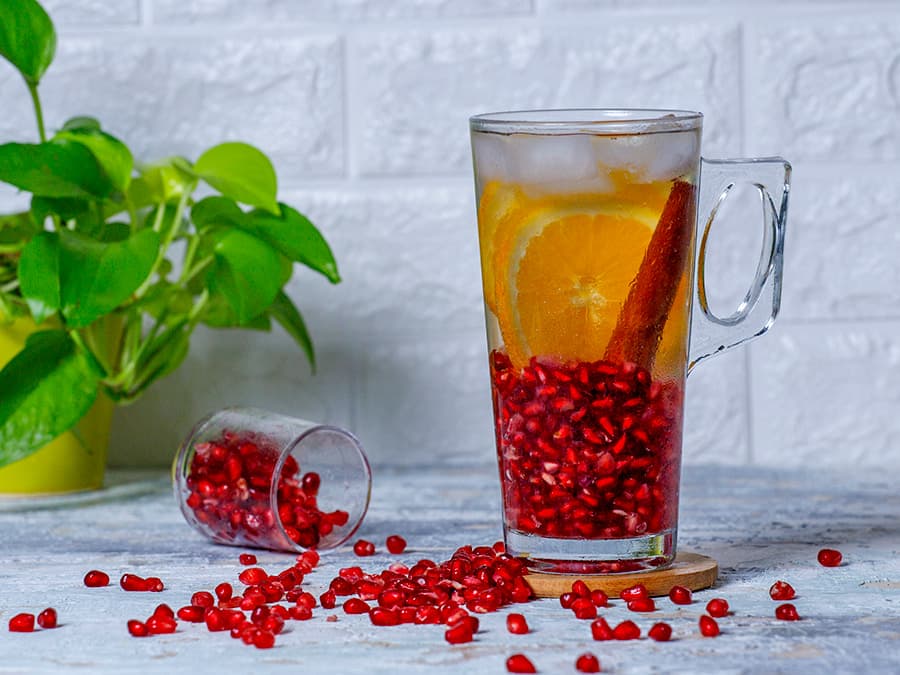 دتاکس (پرتقال، انار و دارچین)
