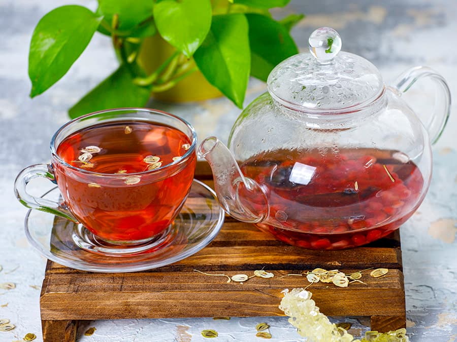 دمنوش انار و گلپر