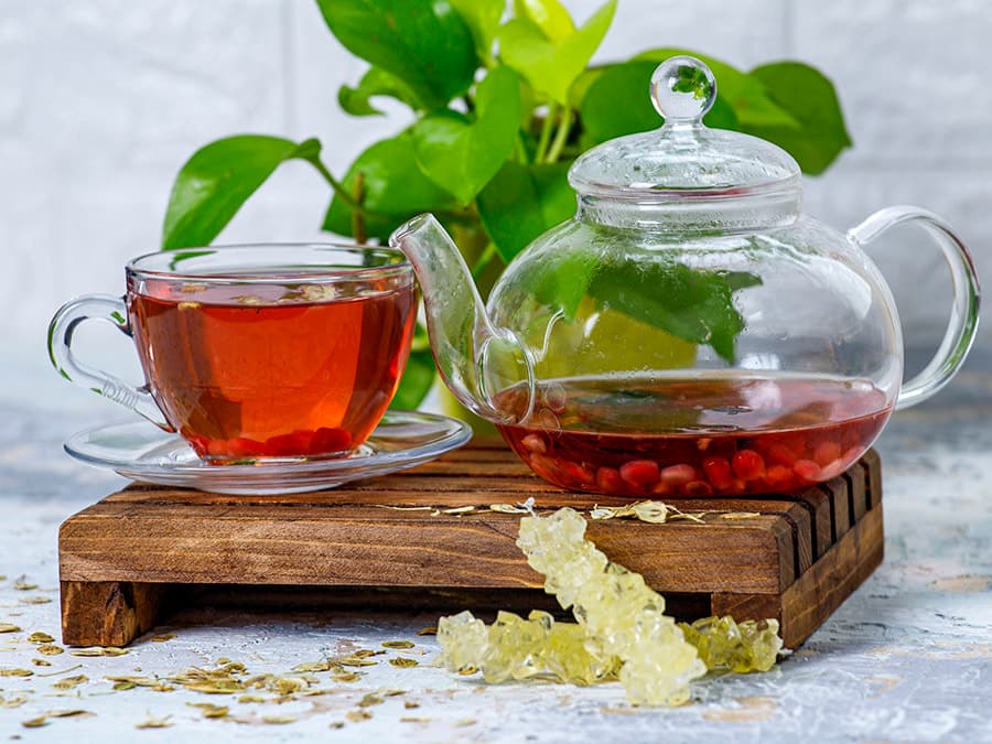 دمنوش انار و گلپر